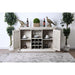 Georgia Antique White/Gray Server - U&U Home Budget Furniture (Carteret, NJ)