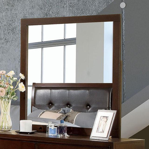 Gerico II Brown Cherry Mirror - U&U Home Budget Furniture (Carteret, NJ)