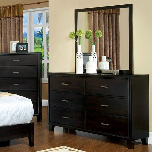 Gerico II Cherry Dresser - U&U Home Budget Furniture (Carteret, NJ)