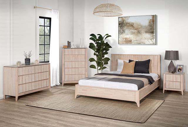 Gervais Full, Queen, & Twin Bed - U&U Home Budget Furniture (Carteret, NJ)