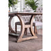 GIANNA Rustic Oak 77" Dining Table - U&U Home Budget Furniture (Carteret, NJ)