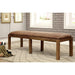 GIANNA Rustic Pine 96" Dining Table - U&U Home Budget Furniture (Carteret, NJ)