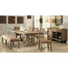 GIANNA Rustic Pine/Brown Side Chair (2/CTN) - U&U Home Budget Furniture (Carteret, NJ)