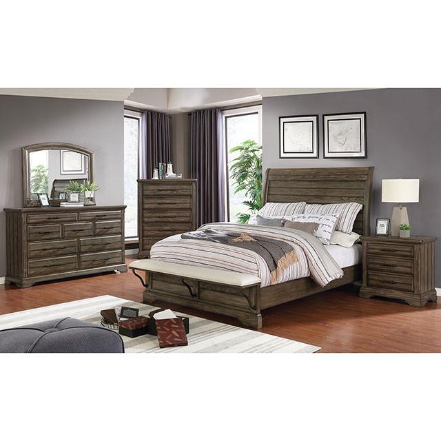 Gilbert Cal.King & Queen Bed - U&U Home Budget Furniture (Carteret, NJ)