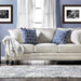 Giovanni Beige/Blue Sofa - U&U Home Budget Furniture (Carteret, NJ)