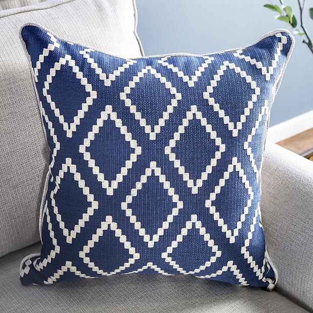 Giovanni Beige/Blue Sofa - U&U Home Budget Furniture (Carteret, NJ)