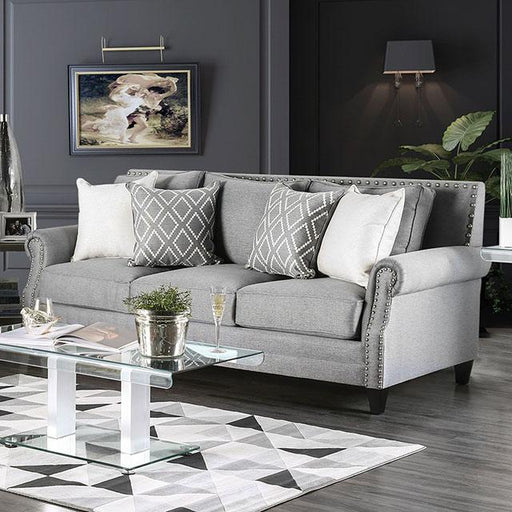 Giovanni Gray Sofa - U&U Home Budget Furniture (Carteret, NJ)