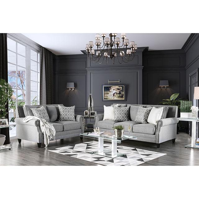 Giovanni Gray Sofa - U&U Home Budget Furniture (Carteret, NJ)