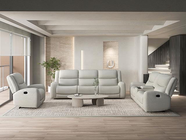 Giraldus Manual Recliner Sofa - U&U Home Budget Furniture (Carteret, NJ)