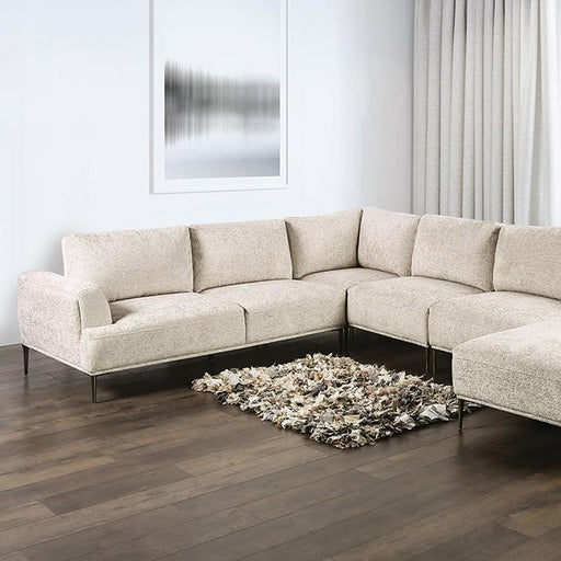 Gladbach J-Shaped Sectional - U&U Home Budget Furniture (Carteret, NJ)
