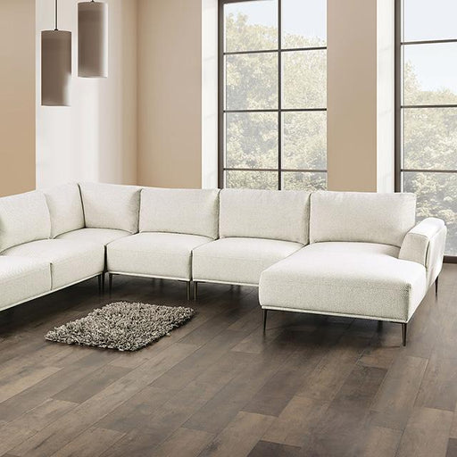 Gladbach J-Shaped Sectional - U&U Home Budget Furniture (Carteret, NJ)