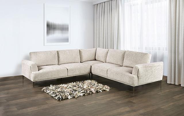 Gladbach Large L-Sectional - U&U Home Budget Furniture (Carteret, NJ)