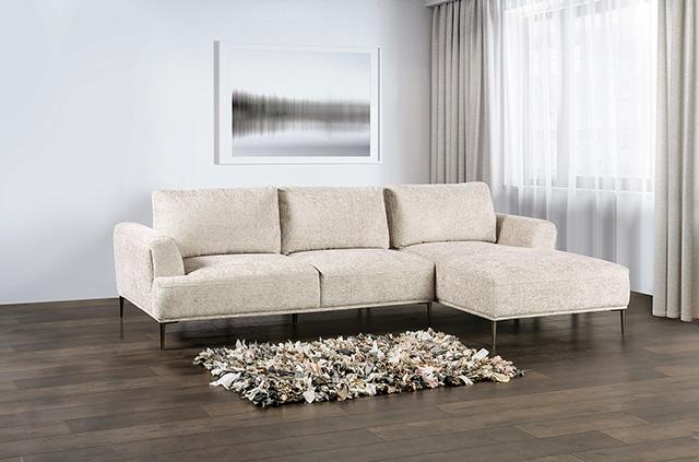 Gladbach Sectional, Right Chaise - U&U Home Budget Furniture (Carteret, NJ)
