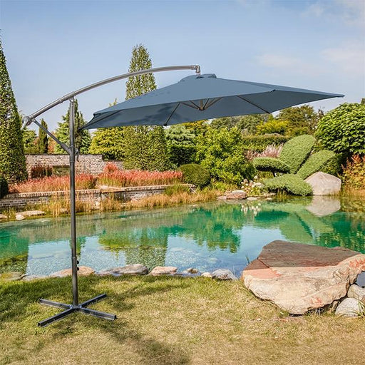 Glam Cantilever Umbrella w/ LED - U&U Home Budget Furniture (Carteret, NJ)