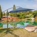 Glam Cantilever Umbrella w/ LED - U&U Home Budget Furniture (Carteret, NJ)
