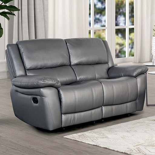 Glarus Loveseat Manual Recliner - U&U Home Budget Furniture (Carteret, NJ)