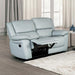 Glarus Loveseat Manual Recliner - U&U Home Budget Furniture (Carteret, NJ)