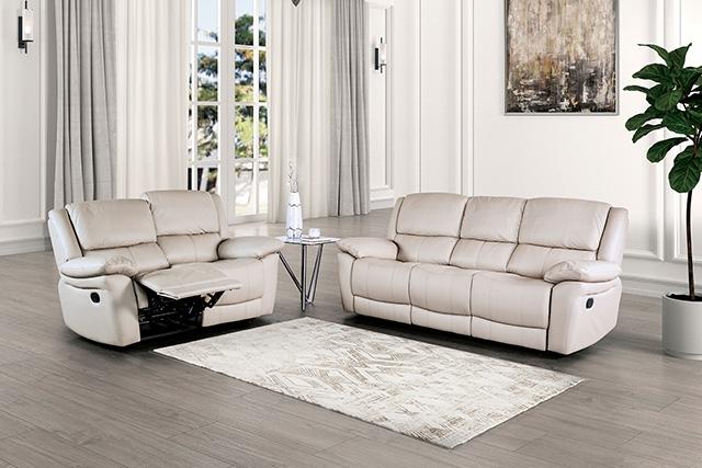 Glarus Sofa Manual Recliner - U&U Home Budget Furniture (Carteret, NJ)