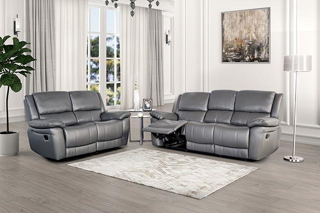 Glarus Sofa Manual Recliner - U&U Home Budget Furniture (Carteret, NJ)