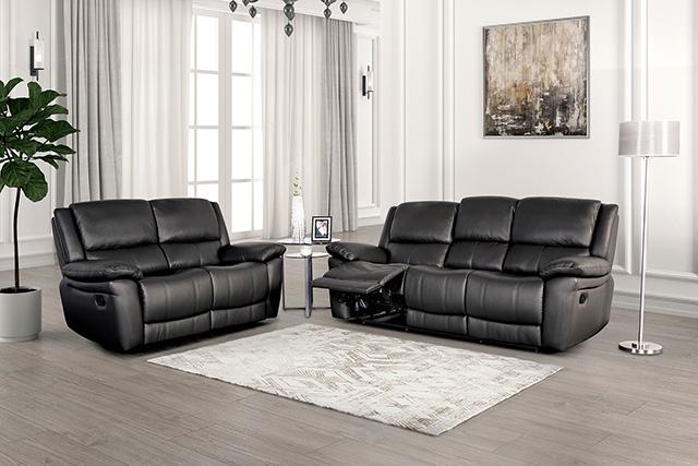Glarus Sofa Manual Recliner - U&U Home Budget Furniture (Carteret, NJ)