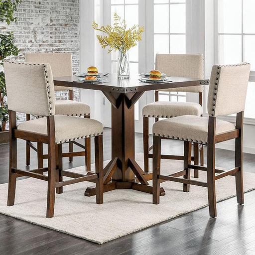 Glenbrook 5 Pc Counter Ht Table Set - U&U Home Budget Furniture (Carteret, NJ)