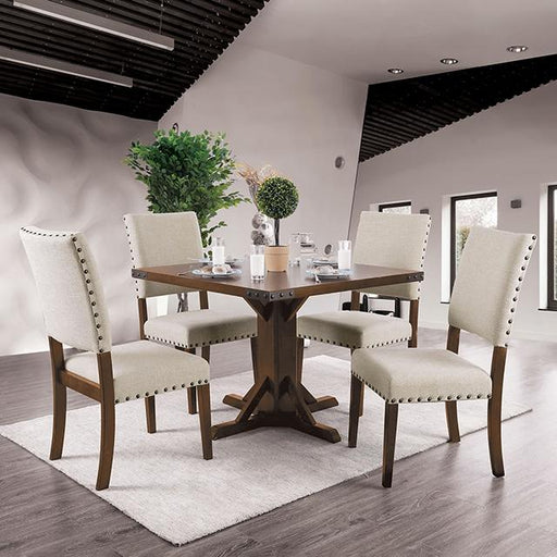 Glenbrook Brown Cherry Dining Table - U&U Home Budget Furniture (Carteret, NJ)