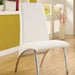 Glenview White Side Chair - U&U Home Budget Furniture (Carteret, NJ)