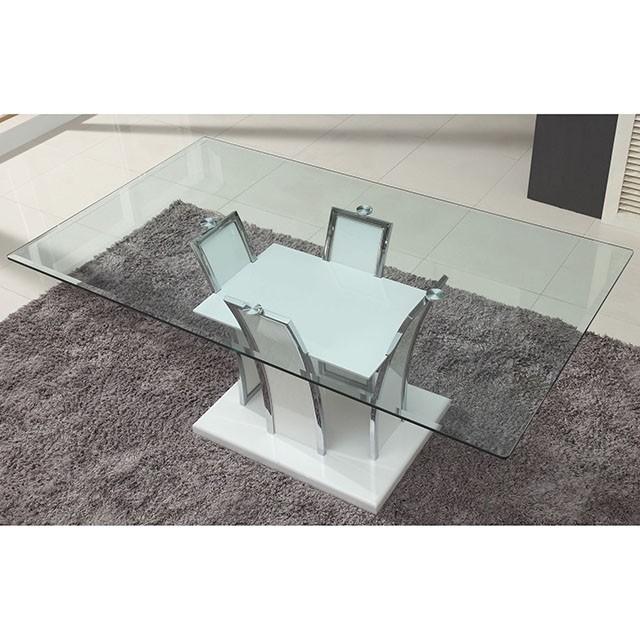 Glenview 7 Pc Dining Table Set - U&U Home Budget Furniture (Carteret, NJ)