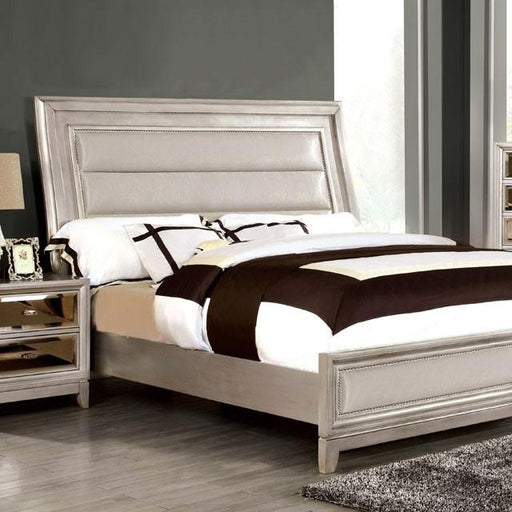 Golva Bed Beige & Black - U&U Home Budget Furniture (Carteret, NJ)