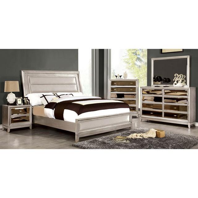 Golva Bed Beige & Black - U&U Home Budget Furniture (Carteret, NJ)