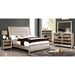 Golva Bed Beige & Black - U&U Home Budget Furniture (Carteret, NJ)