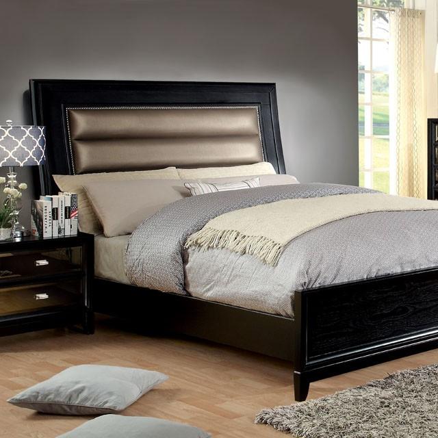 Golva Bed Cal.King & E.King - U&U Home Budget Furniture (Carteret, NJ)