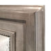 Golva E.King & Queen Bed White & Silver - U&U Home Budget Furniture (Carteret, NJ)
