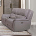 GORGIUS Power Loveseat, Light Gray - U&U Home Budget Furniture (Carteret, NJ)
