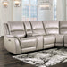 GORGIUS Power Sectional, Light Gray - U&U Home Budget Furniture (Carteret, NJ)