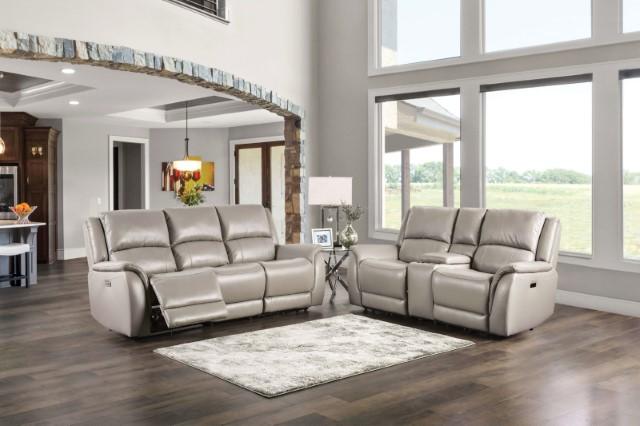 GORGIUS Power Sofa, Light Gray - U&U Home Budget Furniture (Carteret, NJ)