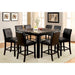 GRANDSTONE II Black Counter Ht. Chair - U&U Home Budget Furniture (Carteret, NJ)