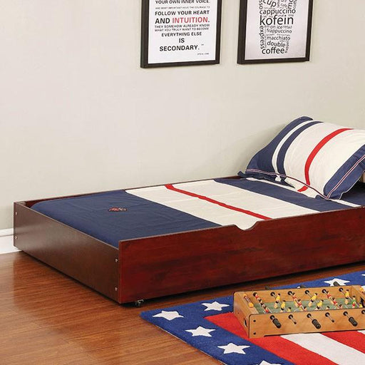 Grano Cherry Trundle/Drawers - U&U Home Budget Furniture (Carteret, NJ)