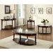 Granvia Dark Cherry Coffee Table - U&U Home Budget Furniture (Carteret, NJ)