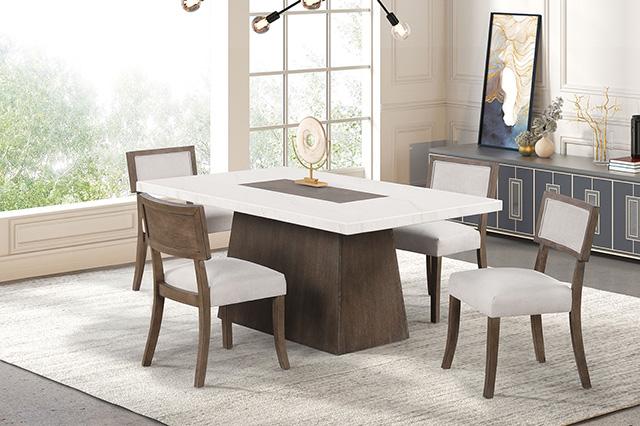 Grasten 7 Pc Dining Table Set - U&U Home Budget Furniture (Carteret, NJ)