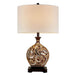 Guadalupe Gold/Brown 29.5"H Golden Brown Table Lamp - U&U Home Budget Furniture (Carteret, NJ)