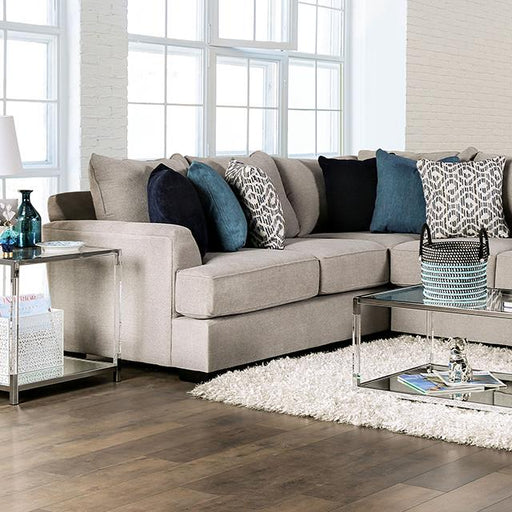 GUNNERSBURY Sectional, Gray - U&U Home Budget Furniture (Carteret, NJ)