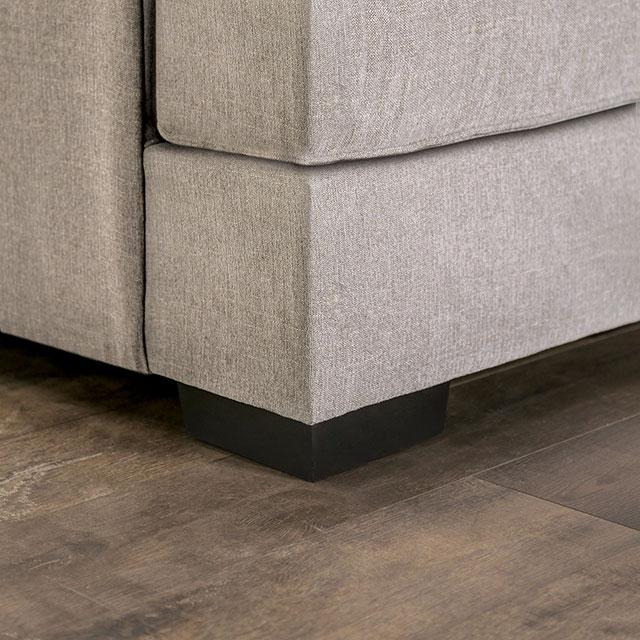 GUNNERSBURY Sectional, Gray - U&U Home Budget Furniture (Carteret, NJ)