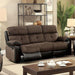 Hadley I Brown/Black Sofa - U&U Home Budget Furniture (Carteret, NJ)