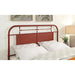 Haldus Cal.King, E.King, & Twin Bed White, Ivory, & Red - U&U Home Budget Furniture (Carteret, NJ)