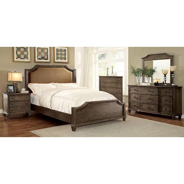 Halliday E.King Bed - U&U Home Budget Furniture (Carteret, NJ)