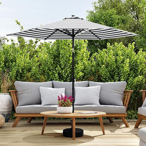 Halo Round Tilting Umbrella - U&U Home Budget Furniture (Carteret, NJ)