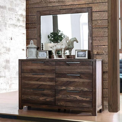 Hankinson Rustic Natural Tone Dresser - U&U Home Budget Furniture (Carteret, NJ)
