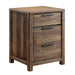Hankinson Rustic Natural Tone Night Stand - U&U Home Budget Furniture (Carteret, NJ)