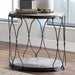 Hawdon Gray End Table - U&U Home Budget Furniture (Carteret, NJ)